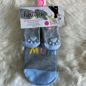 Chatties Matching Adult / Pet Socks